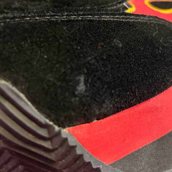 Rare Vintage 90’s Volatile Arson Black & Red Flame Platform Sneakers Women’s 8.5 - Picture 10 of 14